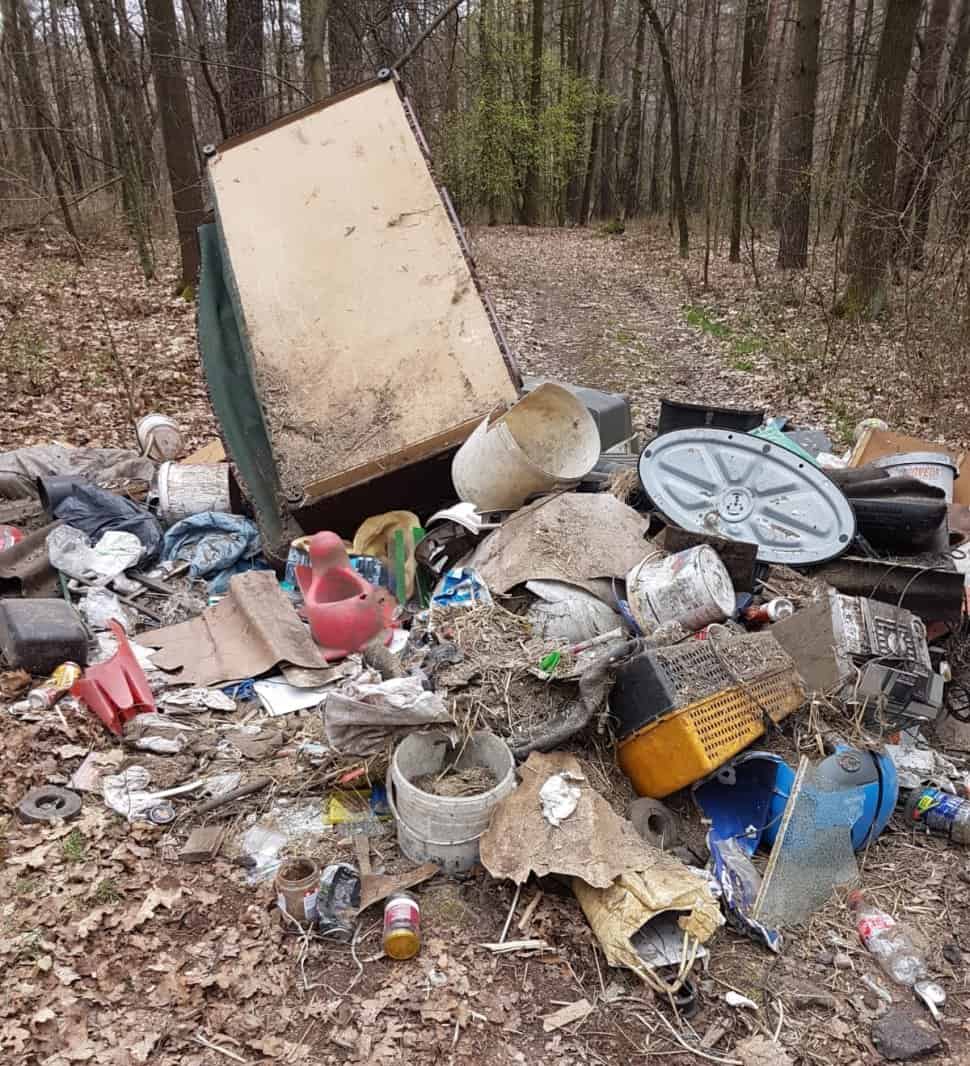 Trzech kompletnie pijanych mężczyzn pojechało wyrzucić śmieci do lasu