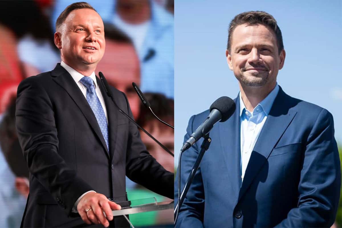 Andrzej Duda i Rafał Trzaskowski w II turze wyborów prezydenckich