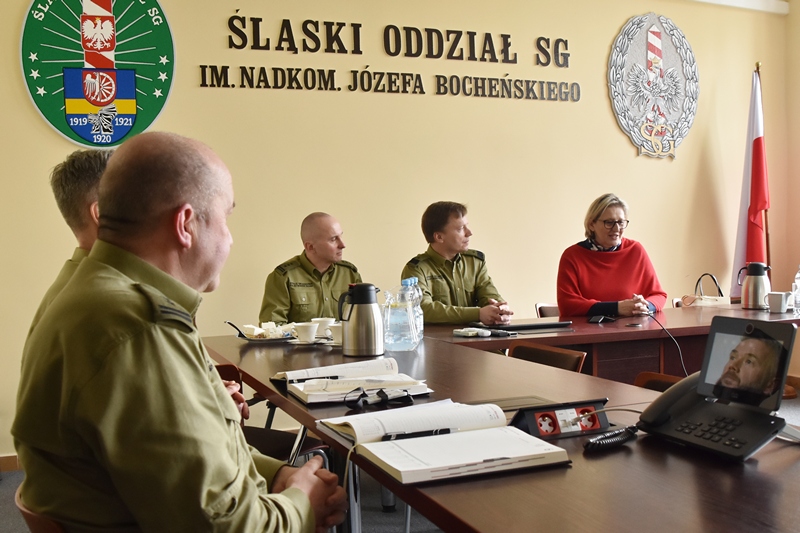 Konsul Generalna Republiki Słowacji z wizytą w Śląskim Oddziale SG [ZDJĘCIA]