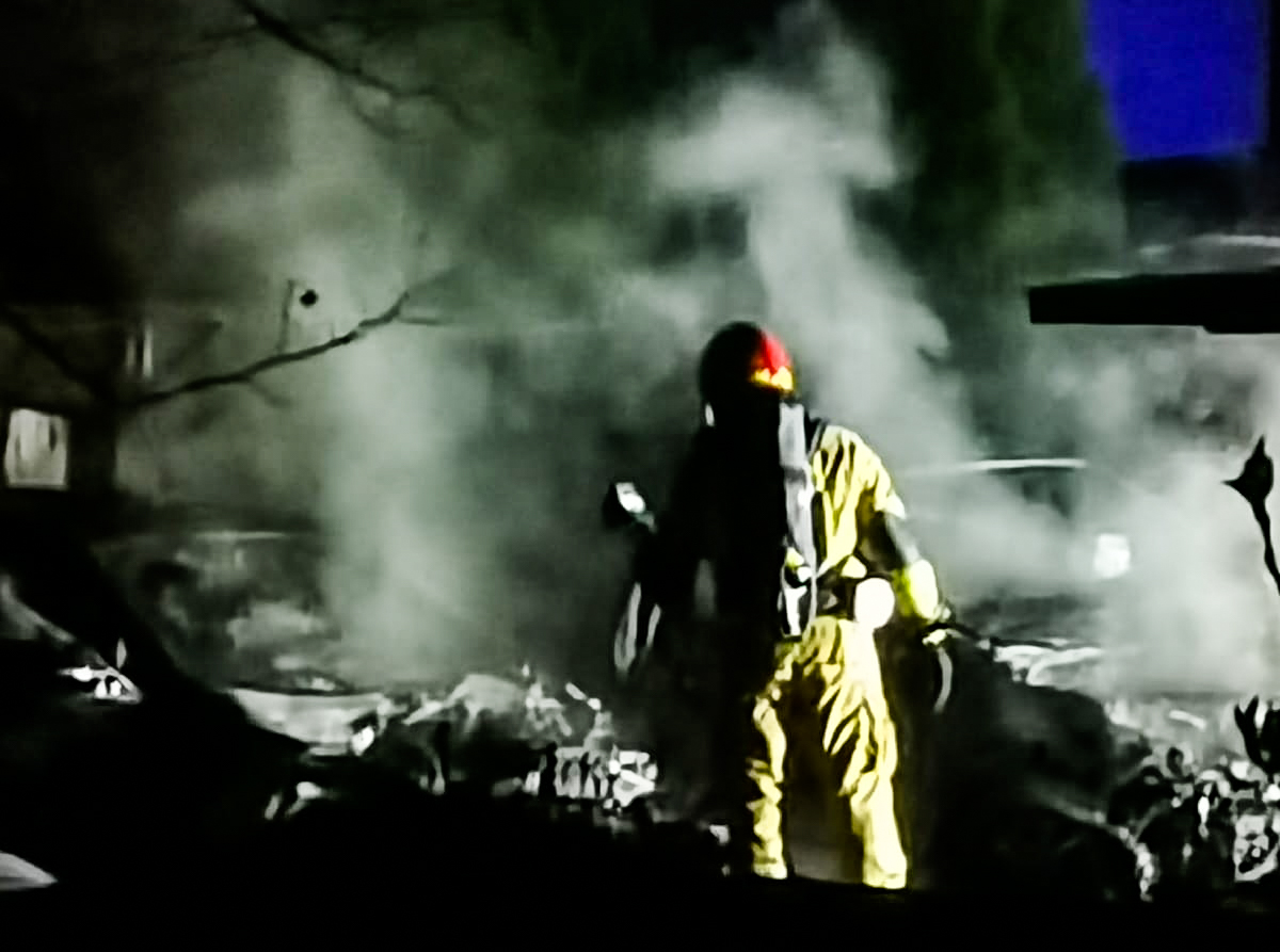W Raciborzu-Sudole płonęły samochody osobowe